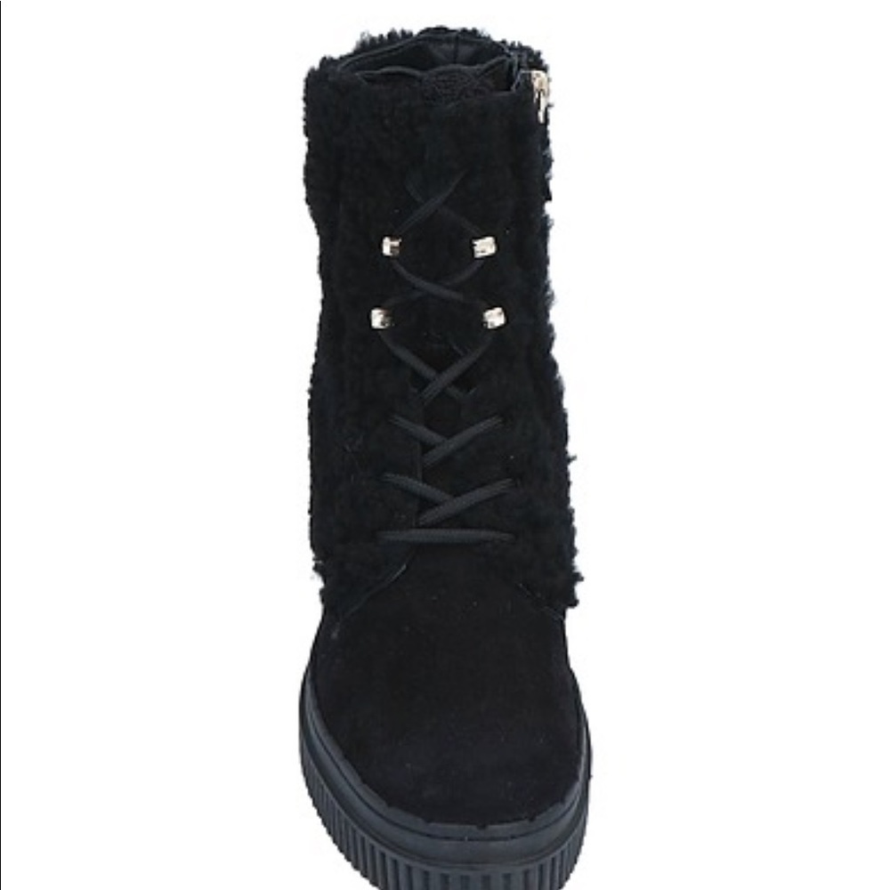 Tod’s Gomma Leon Genuine Shearling Lined Suede Boot Size 39 Made in Italy - Picture 7 of 15